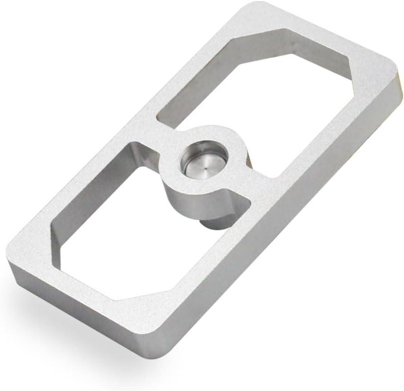 0.5 Inch Lowering Block for 2.5" Leaf Spring - Single Unit Only, Extruded Aluminum Suspension Kit with 9/16" Center Pin (1 Pack, U-Bolts Not Included)