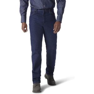 Wrangler Men's Fr Flame Resistant Original Fit Jean (34W x 32L, Blue)