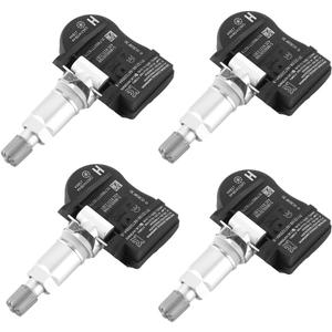433MHz TPMS Sensor, Tire Pressure Monitoring System Sensor - Compatible for Land Rover Range Rover/Evoque/Sport, for Jaguar E/F/I-Pace XE XF XJ F-Type - Replace Part GX63-1A159-AA, C2D47173 Set of 4