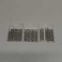 Lounsweer 30 Pcs 1/8 Inch Cobalt Drill Bits Bulk Hss M35 Metal Double End Drill Bits for Hardened Steel Wood Cast Plastic High Speed Metal Stainless Steel Bit