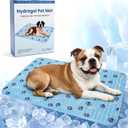 Pet Cooling Gel Pad with Patent Technology, 36in Dog Cooling Mat for Summer, Self Cooling Mat for Large/Medium/Small Dogs, Non-Slip Waterproof Durable Mat for Dog Beds, Car, Indoor & Outdoor Use