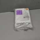 Simplehuman Trash Liner Code H Custom Fit Liners White / 60 Liners (1 Count (Pack of 60))
