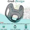 Stroller Cup Holder Fits for UPPAbaby Vista/Vista V2/Vista V3/Cruz/Cruz V2/Minu/Minu V2/Minu Duo, Securely Hold The Cup, Quick Attachment, Folds with Stroller, Drinking On The Go, 1Pack