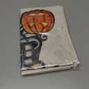 3 x Halloween Trick or Treat Garden Flag Ghost Dog 12x18 Inch Small Double Sided Burlap Welcome Yard Dachshund Skeleton Outside Decorations DF342