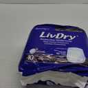LivDry Adult Incontinence Underwear, Overnight Comfort Absorbency, Leak Protection (XXX-Large (10 Count))