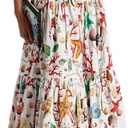 ksotutm 2 Piece Skirt Sets for Women Animal Printed Halter Top High Waist Maxi Skirt Women's Fashion Vacation Outfits, Large 