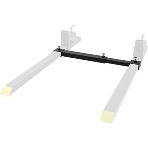 Clamp On Pallet Forks Adjustable Stabilizer Bar, Fits Forks Up to 3"W x 2" H, 13"-23"W Adjustable Length