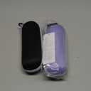 Travel Mini Umbrella Compact Small & Lightweight, UV Rain Protection, Pocket-Sized Folding Umbrellas with Quickdraw & Case for Men Women & Kids Backpack (NEW2-Pack Black&Purple)