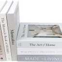 6PCS Decorative Books for Coffee Table-Faux Books for Decoration-Coffee Table Decor-Hardboard Fake Decorative Book for Bookshelf Home Decor Display