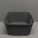 Medium Deco Plastic Storage Bins 12x12