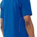 NORTHYARD Mens Athletic Shirts Short Sleeve Gym Workout Running Training Sports Performance T Shirt Basic Tee for Men (Blue)