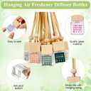 Funnymoom 50 Pcs Christmas Team Gifts Bulk for Staff Appreciation Small Thank You Empty Hanging Car Air Freshener Diffuser Together Everyone Achieves More Gifts for Employee Nurse Teachers Coworker