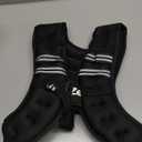 ZELUS Weighted Vest, Weight Vest with Reflective Stripe for Workout, Strength Training, Running, Fitness, Muscle Building, Weight Loss, Weightlifting (Black) 12lb