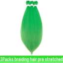 26 Inch 3 Pack Pre Stretched Braiding Hair