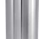 simplehuman Round Step Can, 30L / 8 Gallon Kitchen Trash Can, Iconic Round Shape, 150,000-Step Pedal, Lid Shox® Silent Close, Removable Inner Bucket, Brushed Stainless Steel