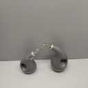 Rachael Ray Serveware Ceramic EVOO Oil and Vinegar Dispensing Bottle Set, 2 Piece, Gray