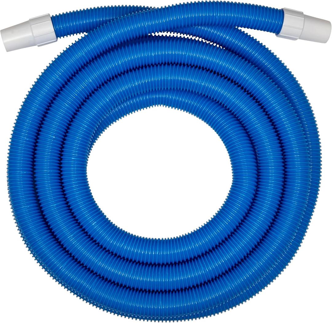 Swimming Pool Vacuum Hose for Above Ground and Some In-Ground Pools Head and Reel Not Included 1 Diameter, 24 Long Chemical and Weather-Resistant, Rolls for Easy Storage