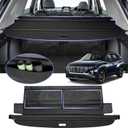 Cargo Cover for Tucson 2022-2026 Accessories with Extra Leather Pouch, Trunk Cover for Tucson Retractable Security Shield Shade Cover Upgraded Version