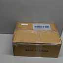 3-Pack Industrial Semi Flush Mount Ceiling Light with Gold Plate and White Shade, Farmhouse Ceiling Light Fixture for Kitchen Island Dining Room Foyer Hallway Porch Barn Loft10in