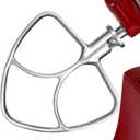 Gdrtwwh Stainless Steel Flat Beater Attachment for KitchenAid 4.5-5 Quart Tilt-Head Stand Mixer,Dishwasher Safe