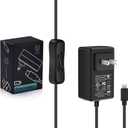 iUniker 5V 4A USB-C Power Supply for Raspberry Pi 4, 20W Charger with ON/Off Switch, 5ft Cable, UL Listed - Compatible with Pi 4 Model B (8GB/4GB/2GB/1GB) & Orange Pi 5/5B