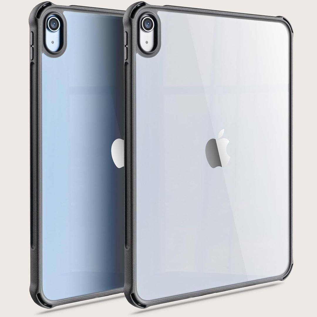 tineeOWL Bounce Case for iPad (A16) 11th Generation 11 Inch 2025/10th Generation 10.9 Inch 2022 Case with Pencil Holder, iPad 11 10 with Clear Back, Rugged & Durable