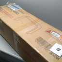 Merax Modern Entryway Table, White Rounded Silhouette and Smooth Surface Console Table for Living Room, Hallway and Bedroom