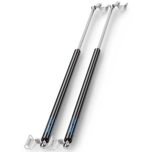 ARANA Gas Struts 30 inch 55Lbs with Brackets, 30" Gas Shocks Spring Lift Support for TV Cabinet Trap Door Bench Lid Floor Hatch Garbage Storage Box Lid, 2Pcs