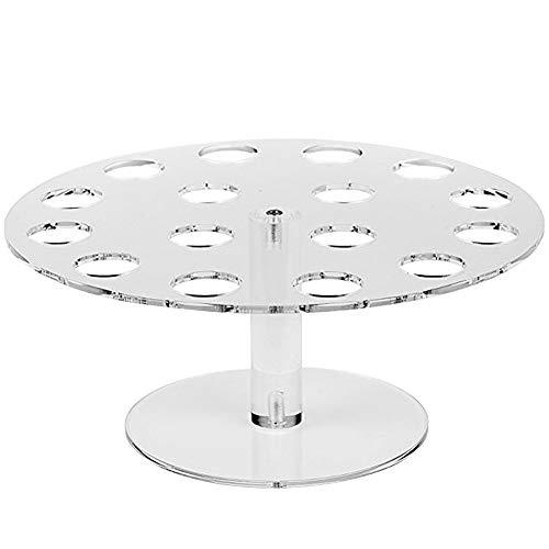 Ice Cream Stand, Eco-friendly 16 Hole Transparent Acrylic Party Ice Cream Cone Holder Birthday Decoration, Food Display Stands for Kids