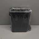 TIPGO Slim Bathroom Trash Can with Lid Soft Close, Step Pedal, 6 Liter / 1.6 Gallon Stainless Steel Trash Bin, Small Garbage Cans for Bedroom, Office, Kitchen (Matte Black)