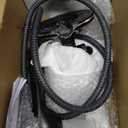 Delta 6-Setting In2ition 2-in-1 Dual Shower Head with Handheld High Pressure ProClean Spray, Matte Black Detachable Shower Head with Hose, 1.75 GPM Flow Rate, Matte Black 75655BL