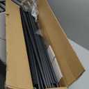 Room Divider 6FT Portable Room Dividers and Folding Privacy Screens, 136'' W Fabric Divider for Room Separation, 4 Panel Partition Room Dividers Freestanding Wall Divider Screen for Dorm Studio Office (Black)