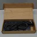 Surge Protector Power Strip - Nuetsa Flat Plug Extension Cord with 8 Outlets and 4 USB Ports, 6 Feet Power Cord (1625W/13A), 2700 Joules, ETL Listed, Black