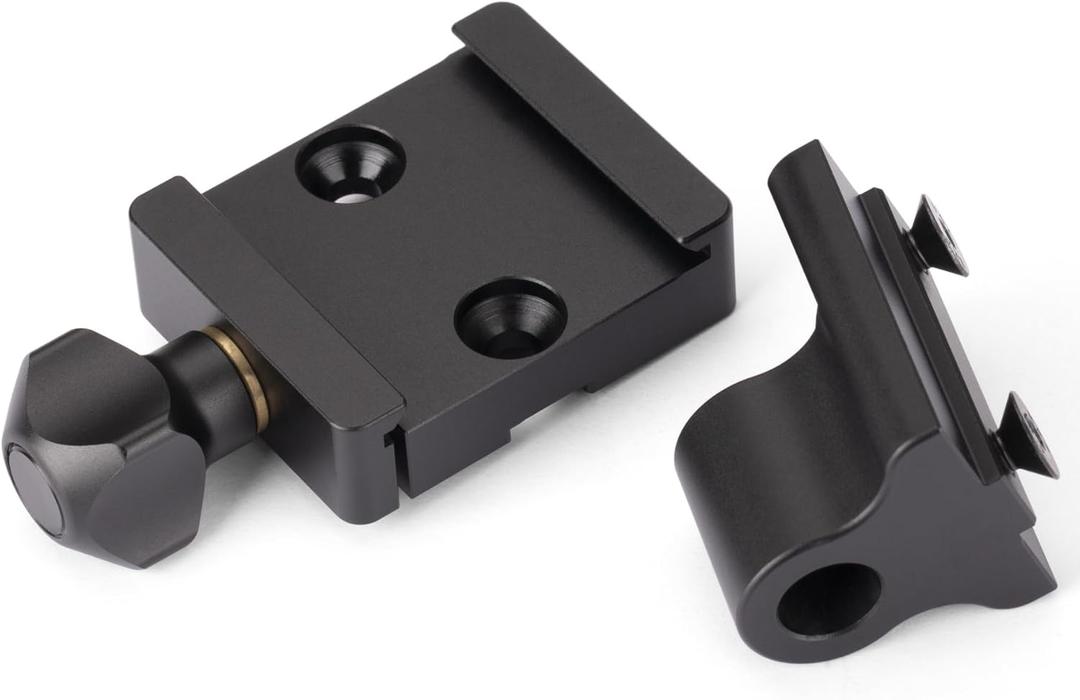 Arca Lock Clamp with Harris Bipod Adapter,Compatiable with S (Swivel) Type Harris Bipods,Arca Lock Clamp Compatiable with Atlas NC Bipods,Works on All Standard Arca 1.5" Dovetail Rails