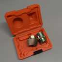 1.5" Bathtub Drain Remover Tool, Silver Plating Coating Tub Drain Extractor with 1inch Socket, Remove The Old, Broken, Stubborn, Rusted Drain Tub Bathtub Stopper, Strong Grab Plumbing