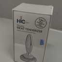 HIC Kitchen Dual Sided Meat Tenderizer Marinating Prep Tool, Chrome-Plated Zinc, 835 Grams, For Flattening Cutlets And Tenderizing Meat