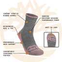 Timberland PRO Women's Work Quarter Socks (Grey)