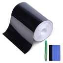 Lypumso High Gloss Black Vinyl Wrap Tape,Self-Adhesive Universal Chrome Black Detailing Tape with Tool, Anti-Scratch Sticker for Door Sill Window Trim Edge Guard Protective