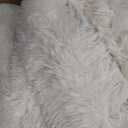 8x10 Area Rugs for Living Room, Ultra Soft Fluffy Shag Floor Carpet, Modern Indoor Plush Fuzzy Rugs for Bedroom Kids Room Nursery Dorm Home Decor Aesthetic, Cream White