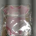 Trandraft 2 Pcs Party Decorations Pre-Strung Boy or Girl Burlap Banner and Garland He or She Sign for Gender Reveal Welcome Baby Shower Birthday Party Decorations(Bodysuits,Pink, Blue)