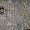 Goyuu Area Rug 8x10, Machine Washable Rug, Faux Wool Blend, Natural Ivory