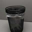 Mind Reader Mesh Trash Can, Set of 3, Waste Paper Basket, Round, Office, Metal Mesh, 11.5" L x 11.5" W x 13.75" H, Black