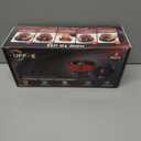 7-in-1 Electric Cupping Therapy Set, Smart Cupping Therapy Massager, 12 Levels of Suction Strength and Temperature Controlfor Targeted Pain Relief (Red-two Pack)