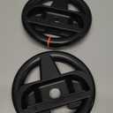 Orzly Steering Wheels  Compatible with Switch 2 (2025 Console)  Twin Pack Racing Wheel Accessories for Joy-Con Controllers and MarioKart Racing Games (2 Black Wheels) Gift Boxed