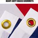 Ohio Flag Outdoor 3x5 Ft Double Sided Heavy Duty Polyester Ohio State Flag Long Lasting 4 Rows Hemming OH Flags with 2 Brass Grommets