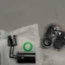 Swivel Sink Faucet Aerator Big Angle Dual-function 2-Flow Sprayer Faucet Head, Sink Sprayer Attachement for Face Washing, Gargle and Eyewash Station 55/64'' Female Thread,Adapter Included