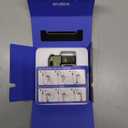 WUBEN G5 Rechargeable EDC Flashlight, Powerful RGB Flashlights, 400 Lumens Portable Flat Mini Flashlights, Waterproof Multi-Mode Magnetic Small Keychain Flashlight for Camping, Emergency (Green)