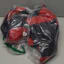 FH Group Universal Car Seat Covers Full Set for SUV Truck Sedan Vans | Waterproof All-Purpose Cloth Seat Cover Set Airbag Compatible Washable Split Bench Protector Interior Upgrade - Red