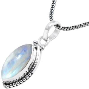Gemstone Pendant Silver Pendant For Women Girls Gift, Natural Gemstone Pendant Necklace, Handmade Pendant, Solitaire Pendant Christmas Gift