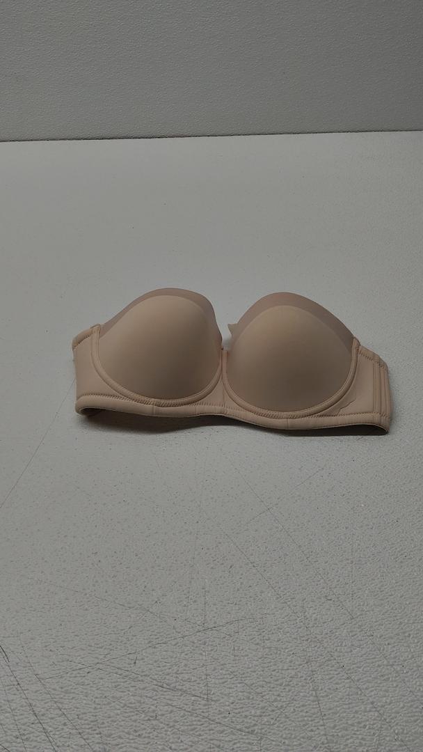 Dvpol Strapless Bra 38D Bras for Women Push up Beige